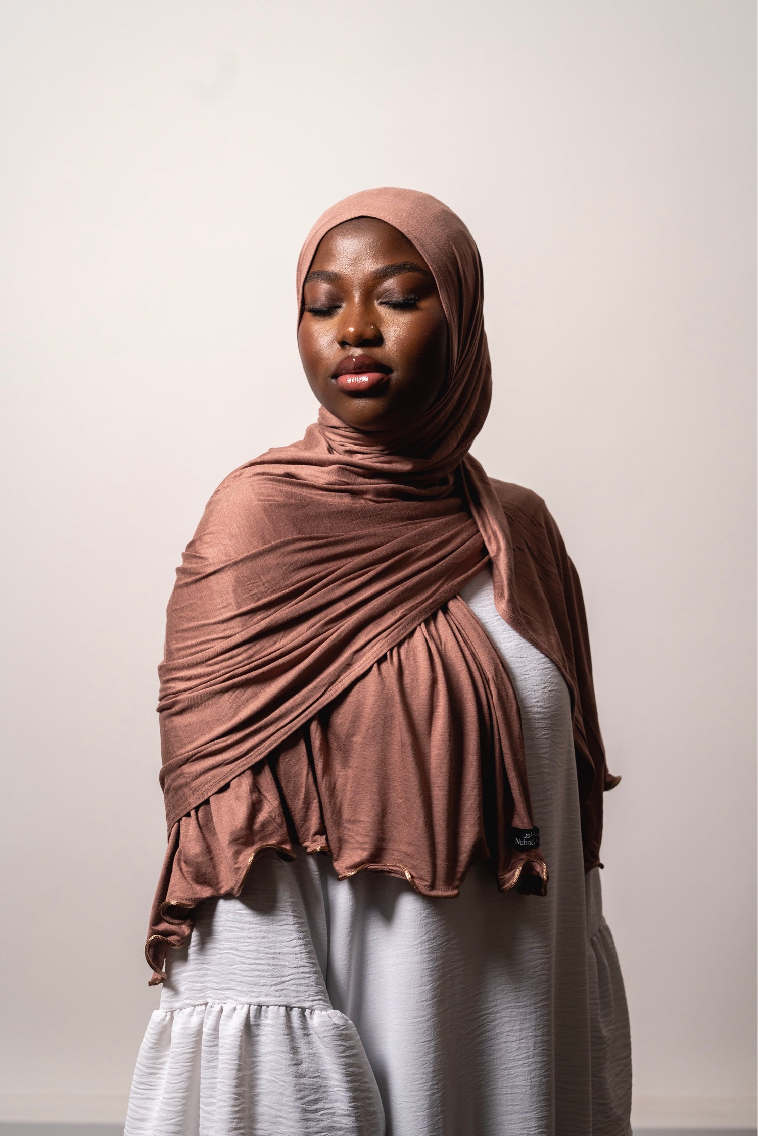 Jersey Cotton with Silk Frill